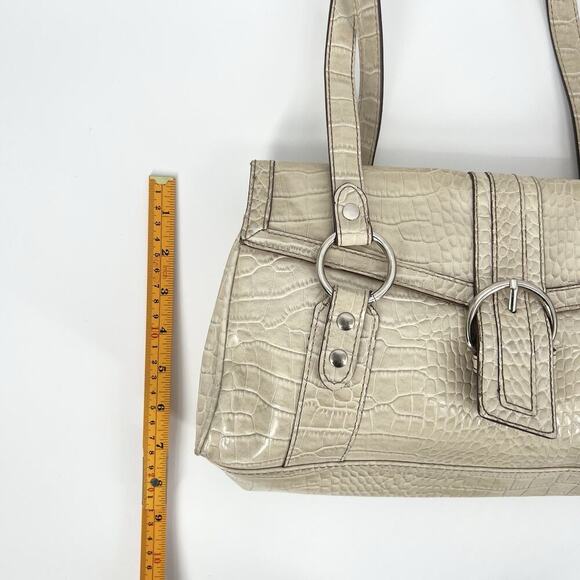 Vintage Y2K Liz Claiborne Purse With Silver Hardware Shoulder Bag - Picture 6 of 8